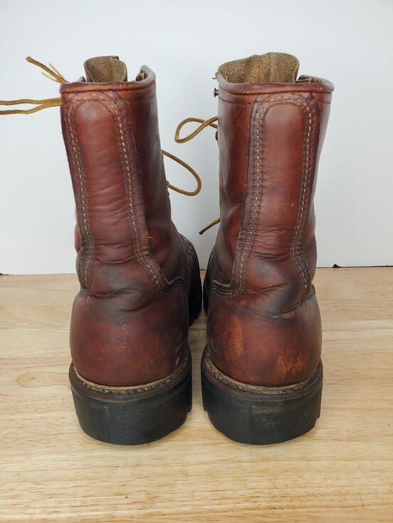 Vintage Red Wings Irish Setter Sport Boots Mens 8.5 D Leather Moc Toe main image 12